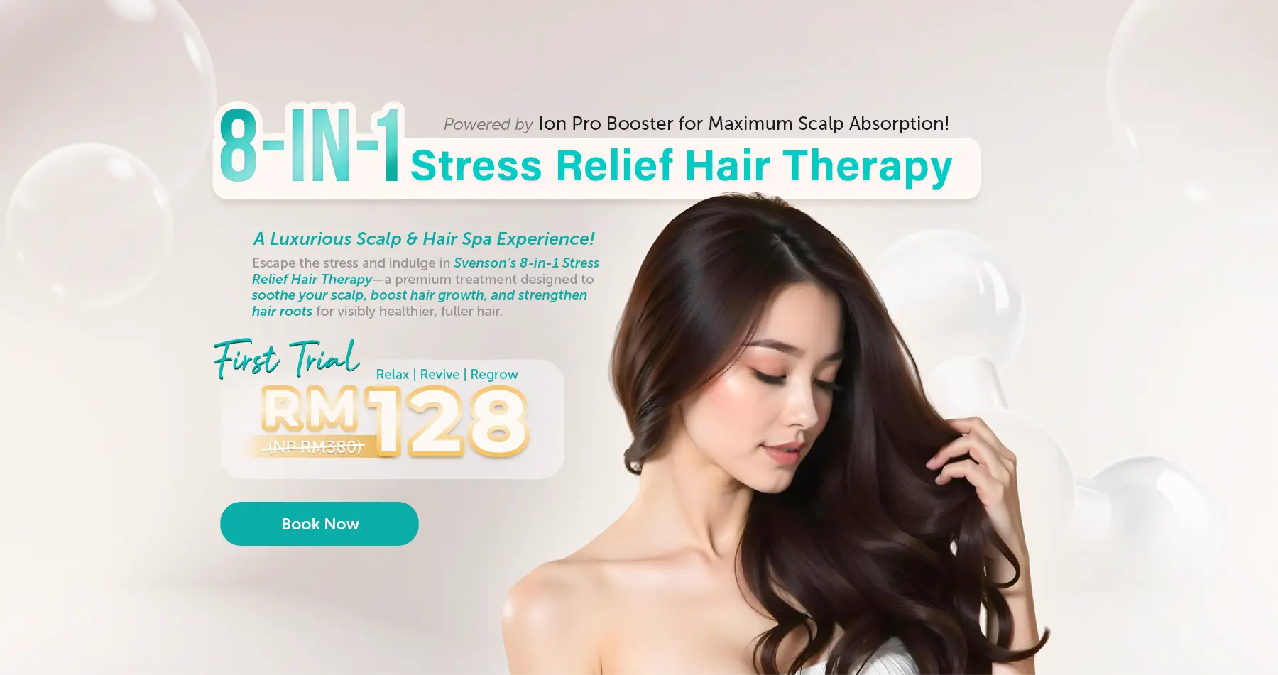 8 in 1 stress relief hair therapy